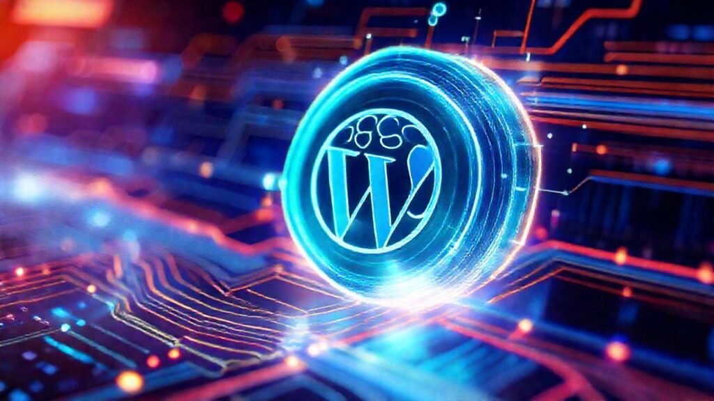 Interfaz futurista y datos vibrantes