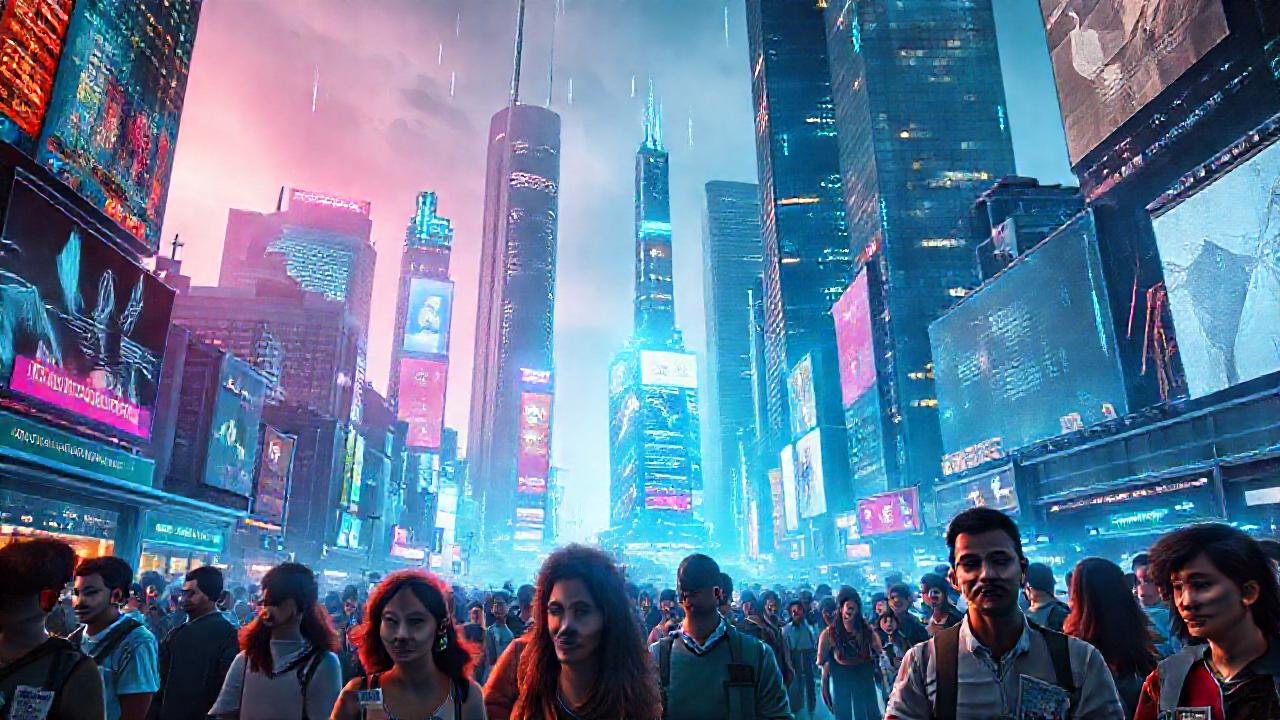 Una ciudad futurista