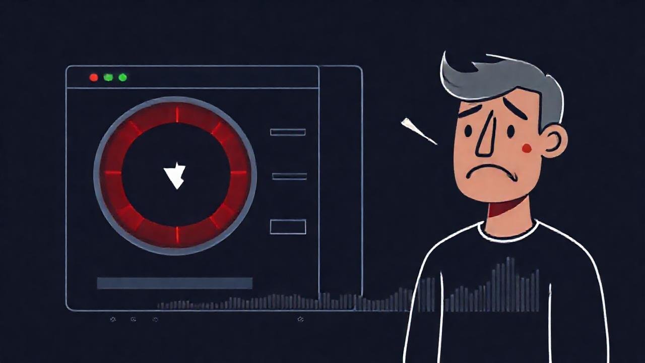 El sitio web lento frustra al usuario