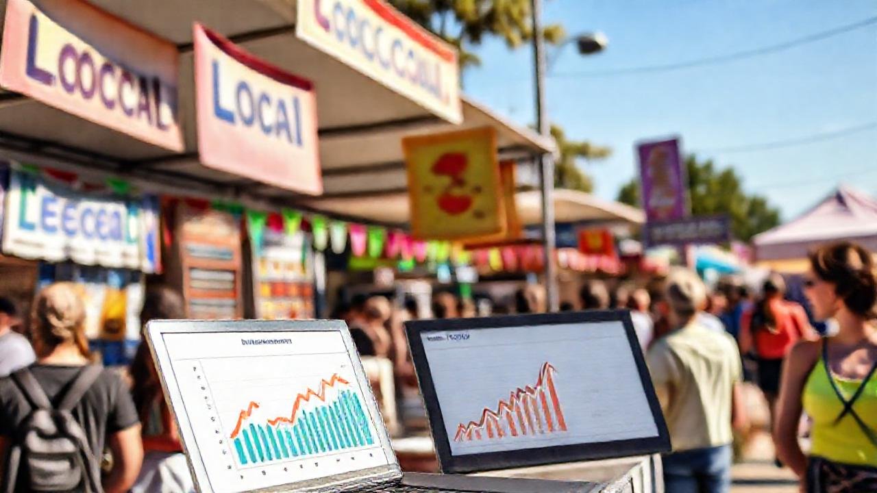 El evento vibrante atrajo a mucha gente