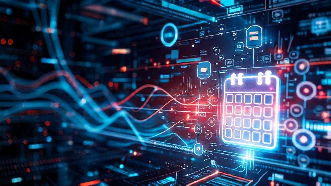 Interfaz digital futurista e informativa