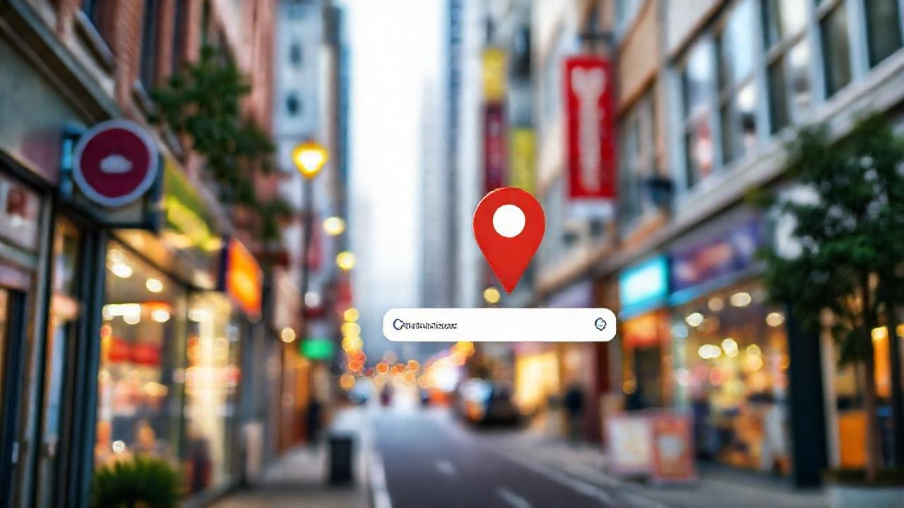 Una calle urbana digitalmente atractiva