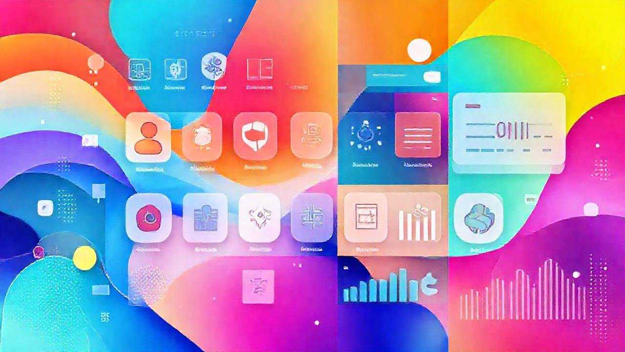 Un diseño digital vibrante y futurista