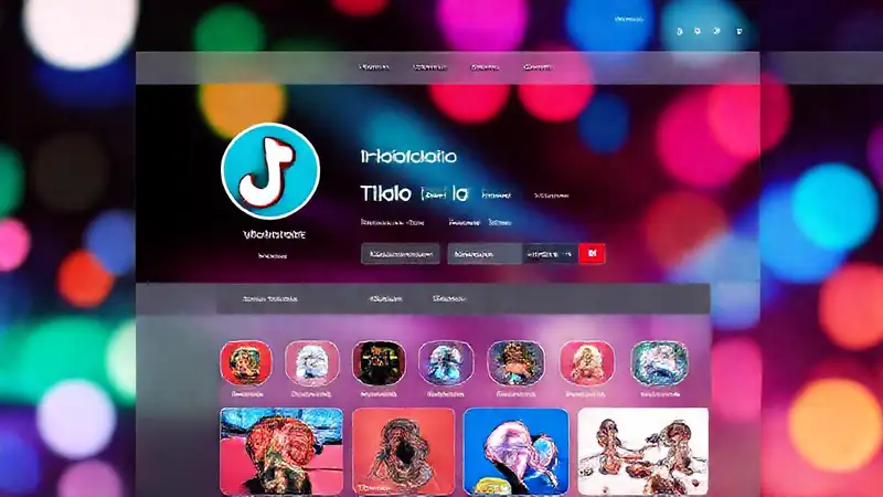 Perfil TikTok vibrante y atractivo visualmente