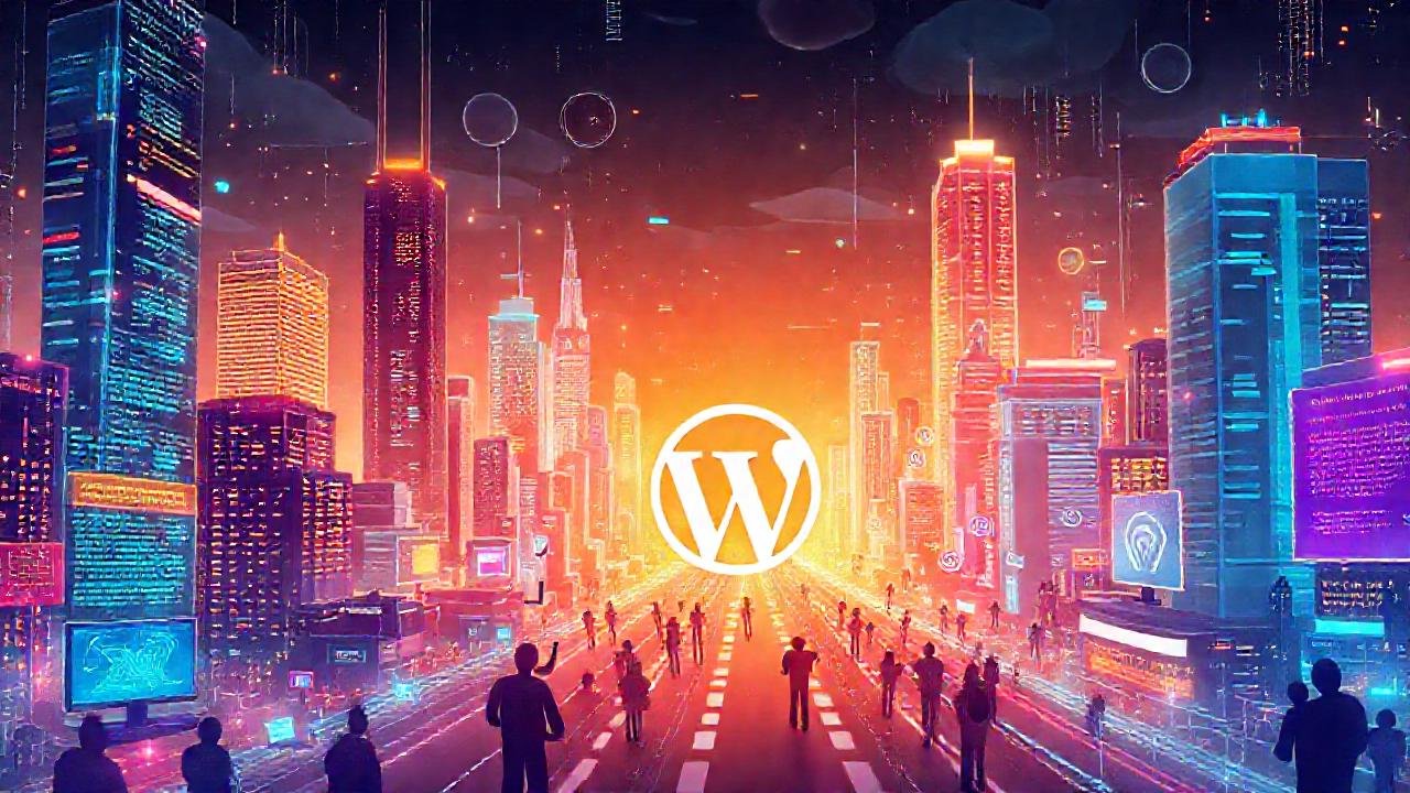 Ciudad futurista digital y monetizada