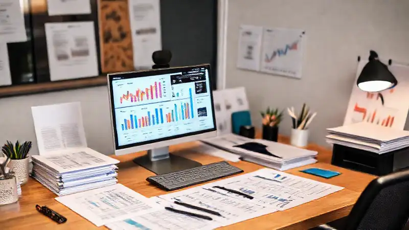 Un escritorio profesional optimiza la productividad visual