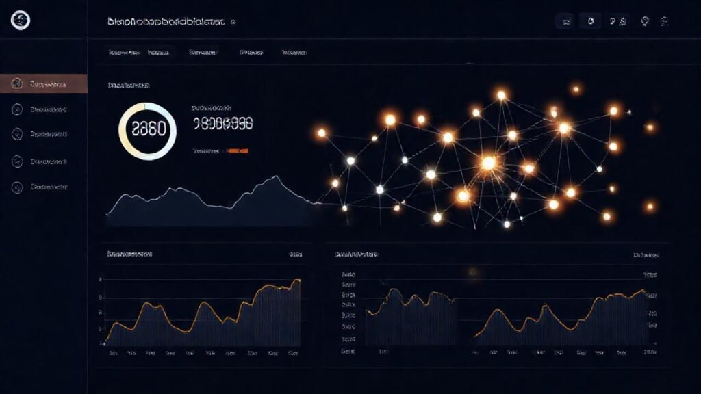 Panel de análisis web elegante e intuitivo
