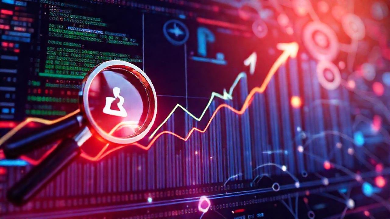 Interfaz digital visualiza datos y crecimiento