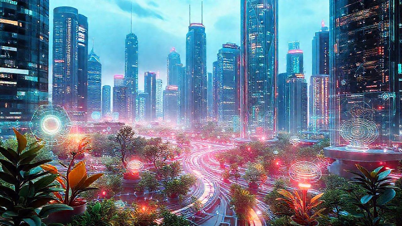 Una ciudad futurista