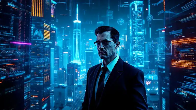 Ciudades futuristas analizan datos con intensidad