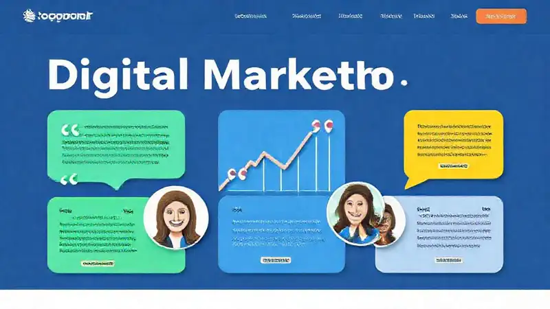 Marketing digital atractivo y visualmente impactante