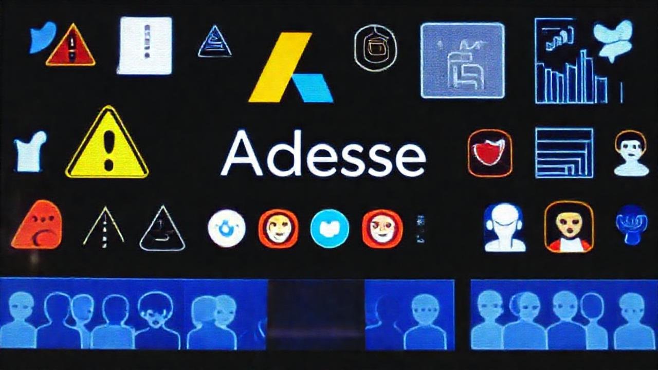 Una plataforma digital con elementos visuales