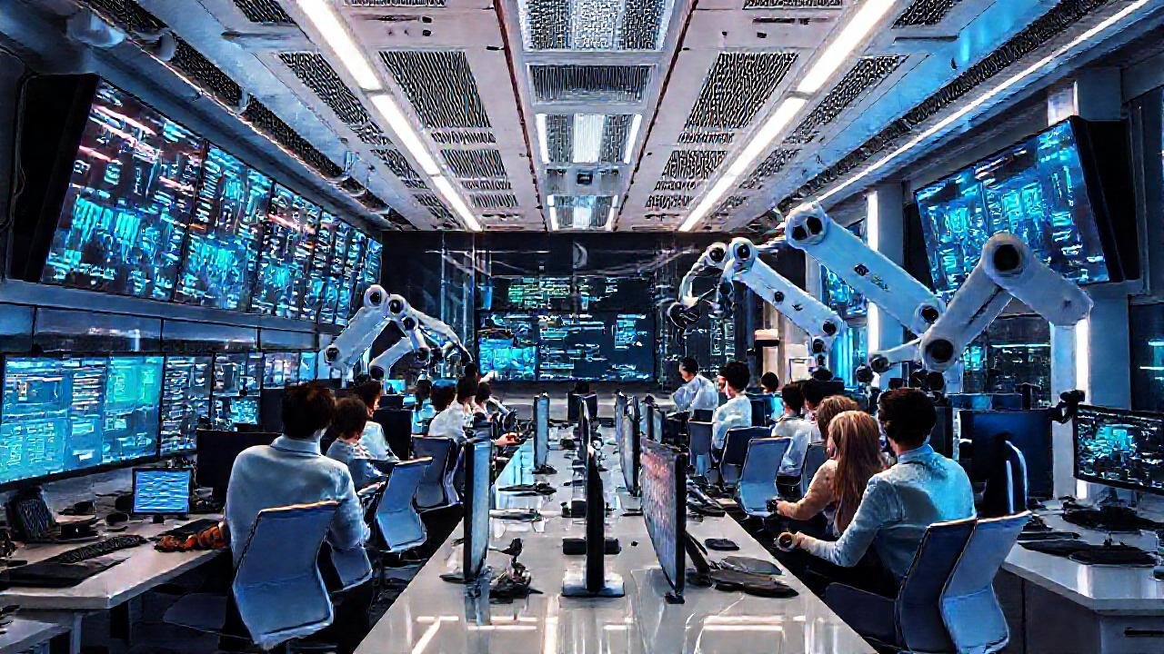 Oficina futurista: tecnología
