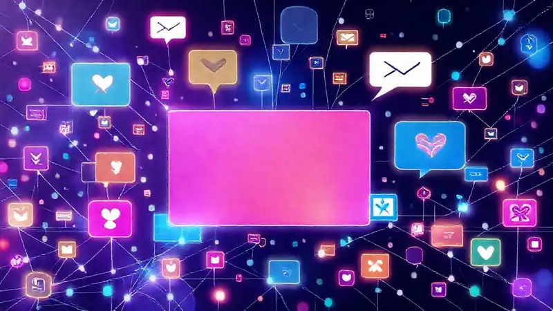 Publicidad digital moderna e interactiva visualmente atractiva