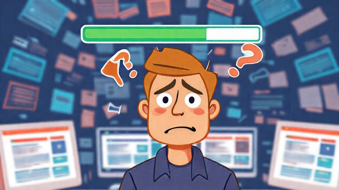 Un sitio web confuso causa frustración