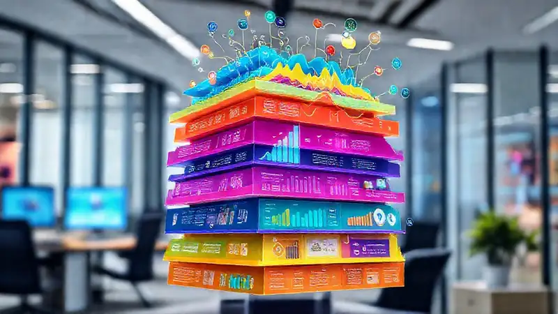 Un diseño informativo y vibrante visual