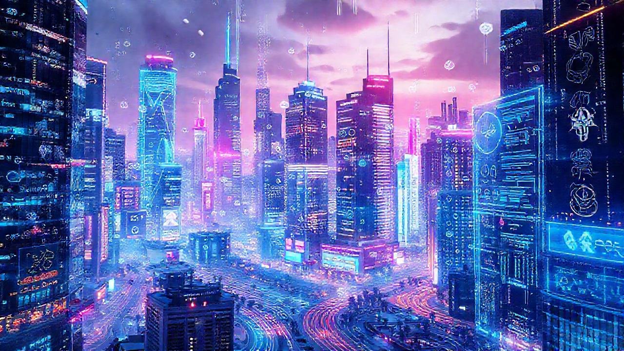 Una ciudad futurista