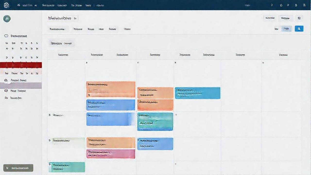 Calendario digital: diseño profesional y organizado