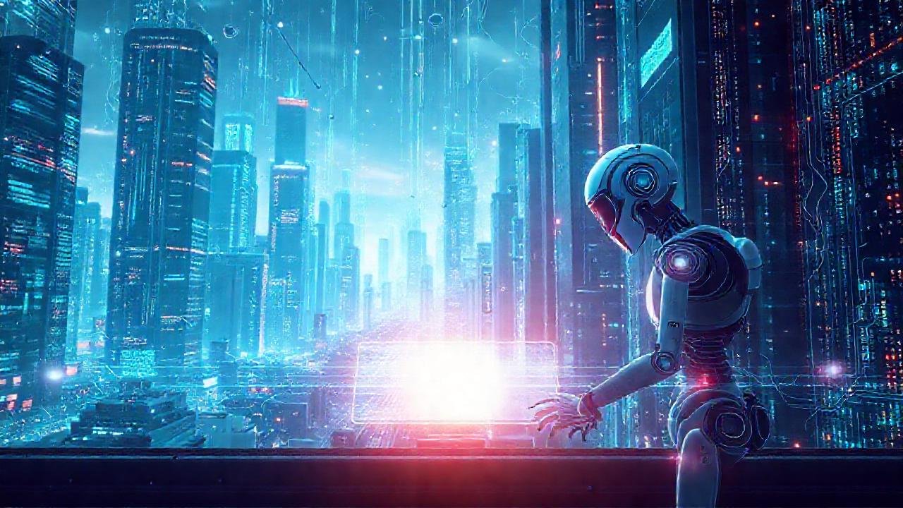 Ciudades futuristas reparan problemas tecnológicos brillantes