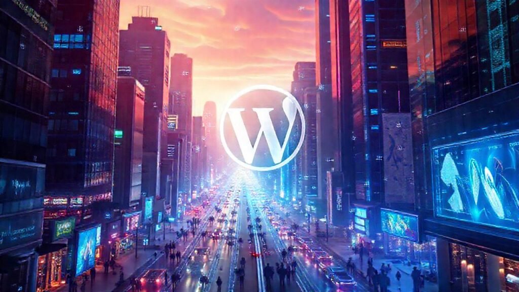 Ciudad futurista digitalmente cautivadora e innovadora