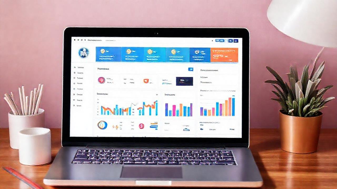 Una interfaz web profesional visualmente atractiva