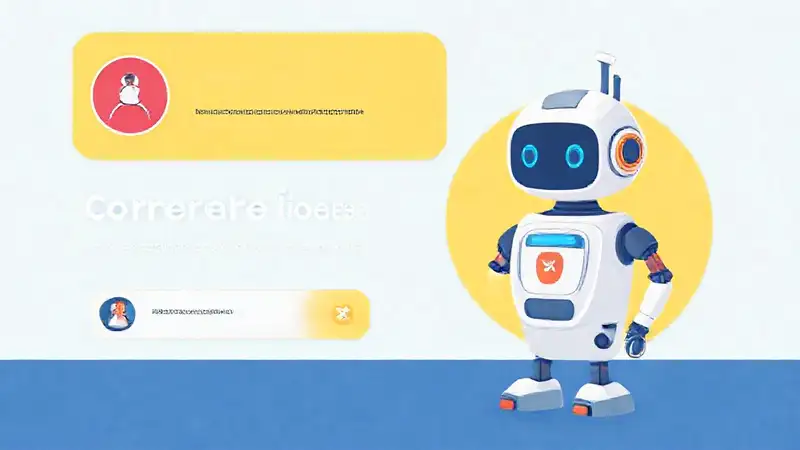 Chatbot corporativo: diseño digital profesional y colorido