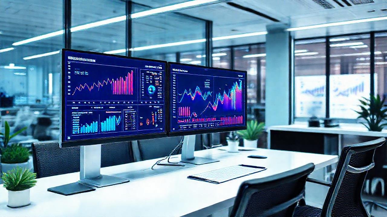 Un despacho moderno visualiza datos de forma brillante