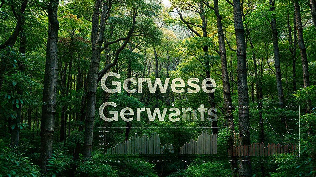 Bosques densos visualizan el crecimiento analítico