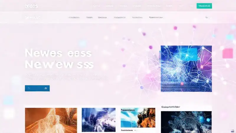 Un sitio web de noticias moderno y atractivo