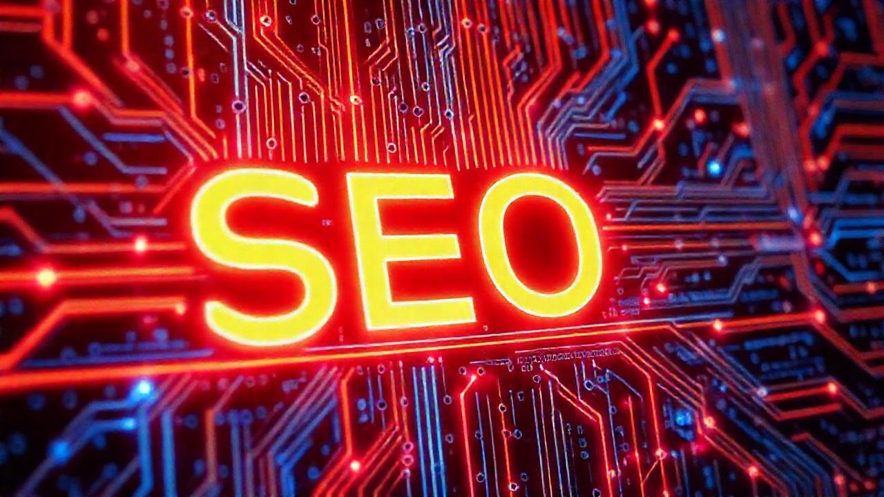 Circuito digital futurista emite datos brillantes