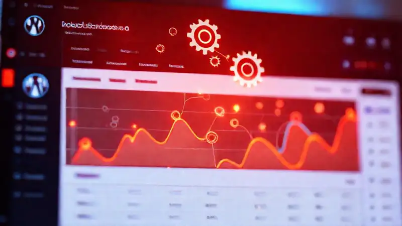 WordPress muestra datos analíticos profesionales brillantes