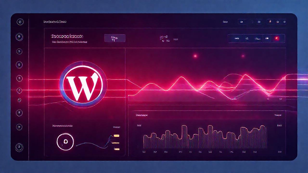 Interfaz tecnológica futurista visualiza datos