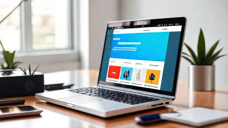 Un bloguero profesional crea contenido visualmente atractivo