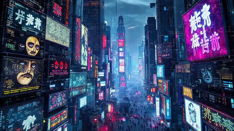 Una ciudad futurista
