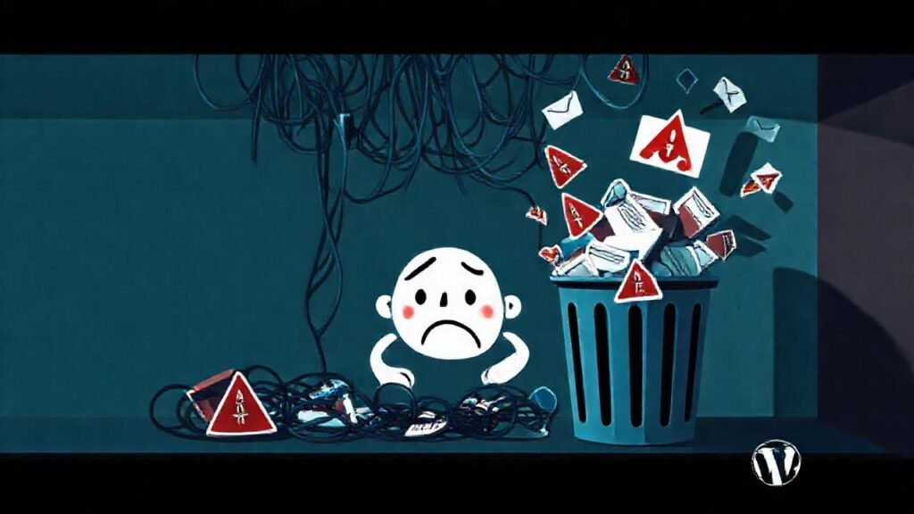 Correo electrónico caótico genera frustración urgente