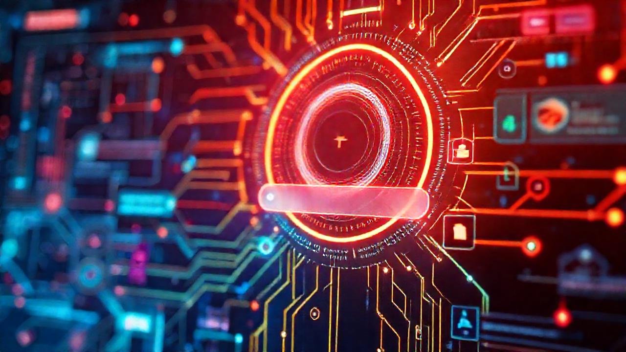 Interfaz futurista digital, atractiva y eficiente