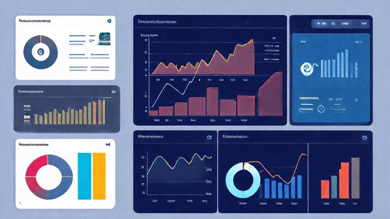 Interfaz digital moderna visualmente atractiva y efectiva