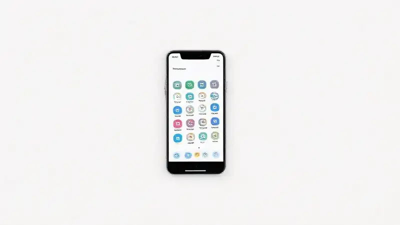 Mockup móvil: diseño limpio
