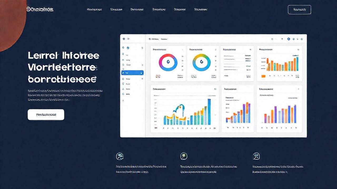 Interfaz digital optimista y profesionalmente diseñada