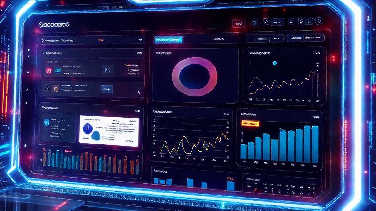 Un panel futurista muestra datos vitales
