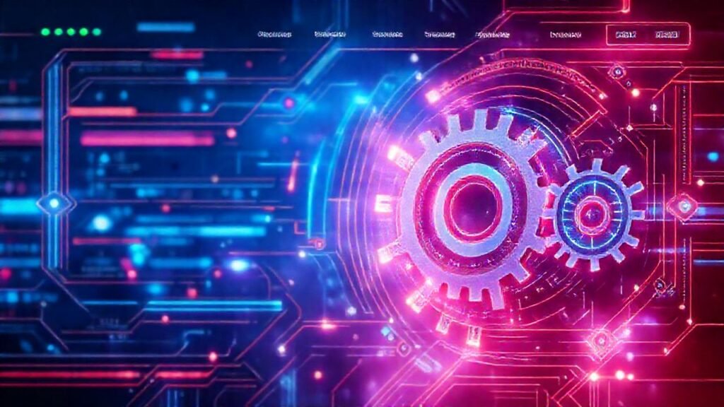 Diseño digital futurista e inteligente