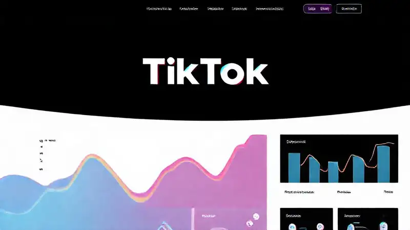 Marketing digital moderno y colorido en TikTok