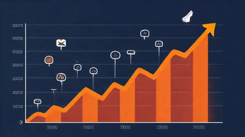 Gráficos de ingresos digitales vibrantes y claros