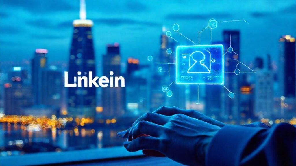 Ciudad futurista con inteligencia artificial