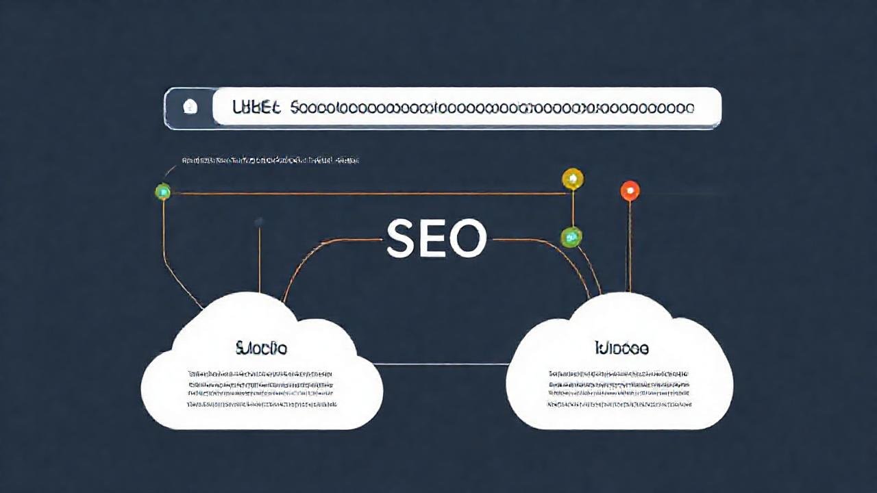 Diagrama URL elegante optimiza el marketing digital