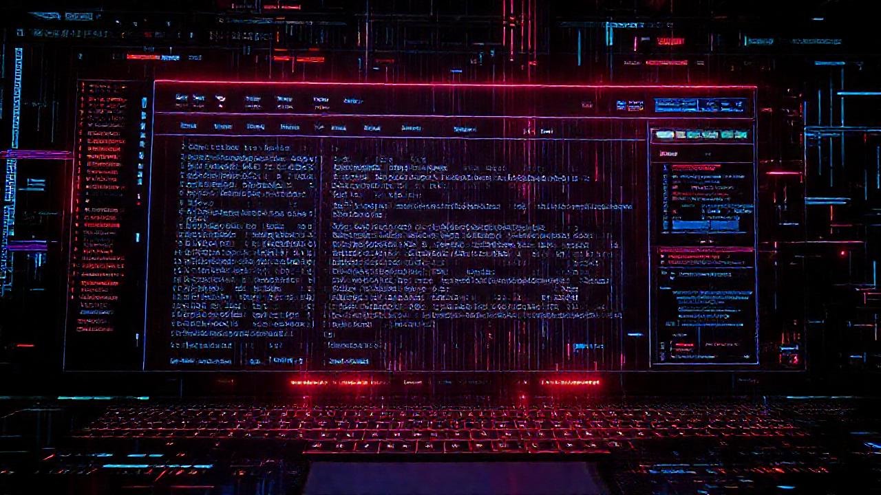 Un foro cyberpunk digital