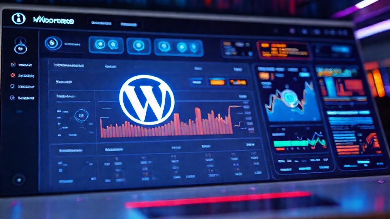 Un panel WordPress futurista y optimista