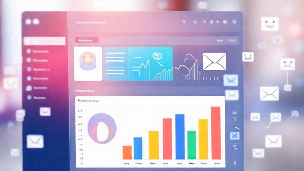 Una interfaz digital optimista y moderna