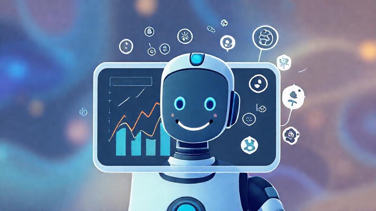 Interfaz amigable muestra datos financieros ascendentes