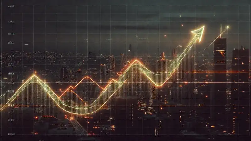 Gráficos vintage analíticos iluminan el futuro